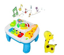 Baby Musical Educational Activity Table and Giraffe , Activity Gift Set