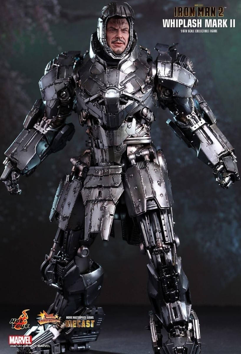 Hot Toys 1/6 Movie Masterpiece DIECAST Iron Man2 Whiplash Mark II