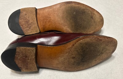 Footjoy Mens Tassel Dress Loafer Size 9 Burgundy FOOTJOY Classics 75317 Dress Shoes Men Sz 8 D Burgundy  main image 3