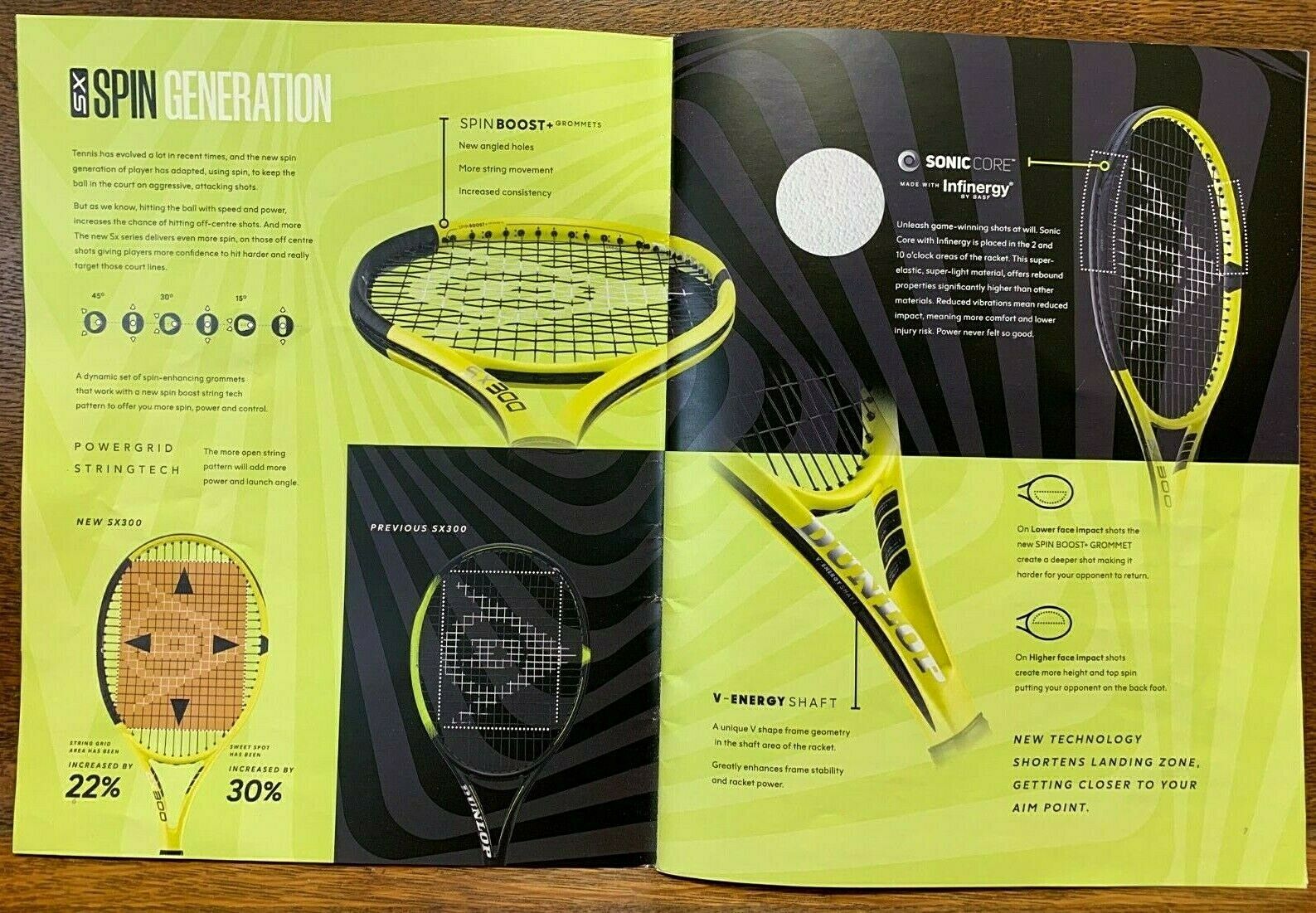 Dunlop SX 300 Tennis Racket NEW, G3 (4 3/8