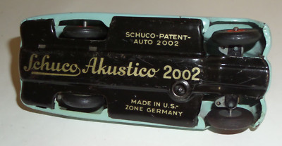 ORIGINAL VINTAGE 1940's SCHUCO AKUSTICO 2002 TIN WIND-UP KEY SKY