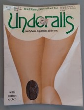 VTG 80's Hanes Underalls Pantyhose  Panties ST 320 Beige Suntan Size C D NOS