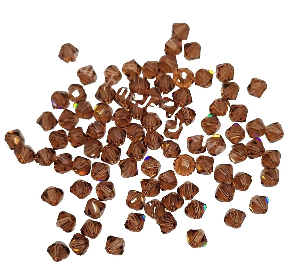 Crystal Brown cuentas para hacer joyas