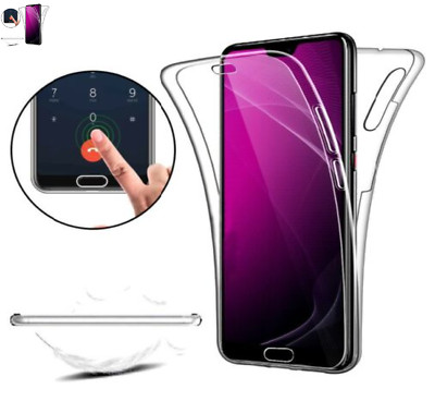 Für Samsung A12 A21s stoßfest 360 Vollschutz Front Rückseite Gel Case Cover 