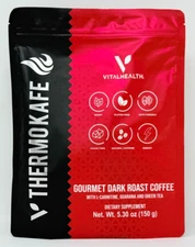 VitalHealth V ThermoKafe Gourmet Dark Roast Coffee - New! Vital Health! Exp 2/27
