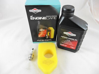 original Briggs&Stratton Wartungskit Rasenmäher Zündkerze Luftfilter 450 500 550