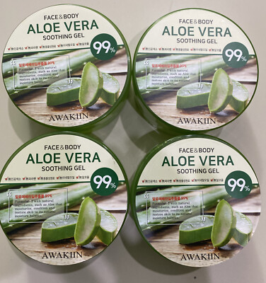 4 Lot Aloe Vera Soothing Gel 99% Pure Moisturizer 300ML Expired 2020 | eBay