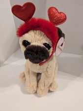 FAO Schwartz Sparklers Pug Plush 12"