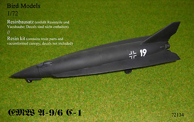 EMW A9/6 C-1 Remote Bomber 1/72 Bird Models Resin Kit / Resin Kit