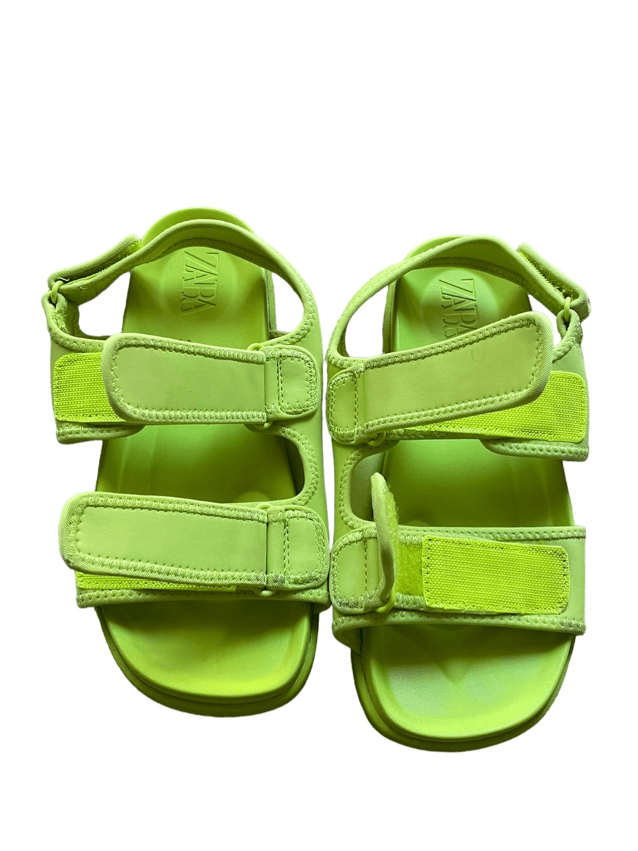 Zara Kids Lime Green Sandals Sz 33 EU / Sz 2 | eBay