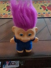 Vintage Russ Troll Doll Purple Hair 6 Inches Free Ship