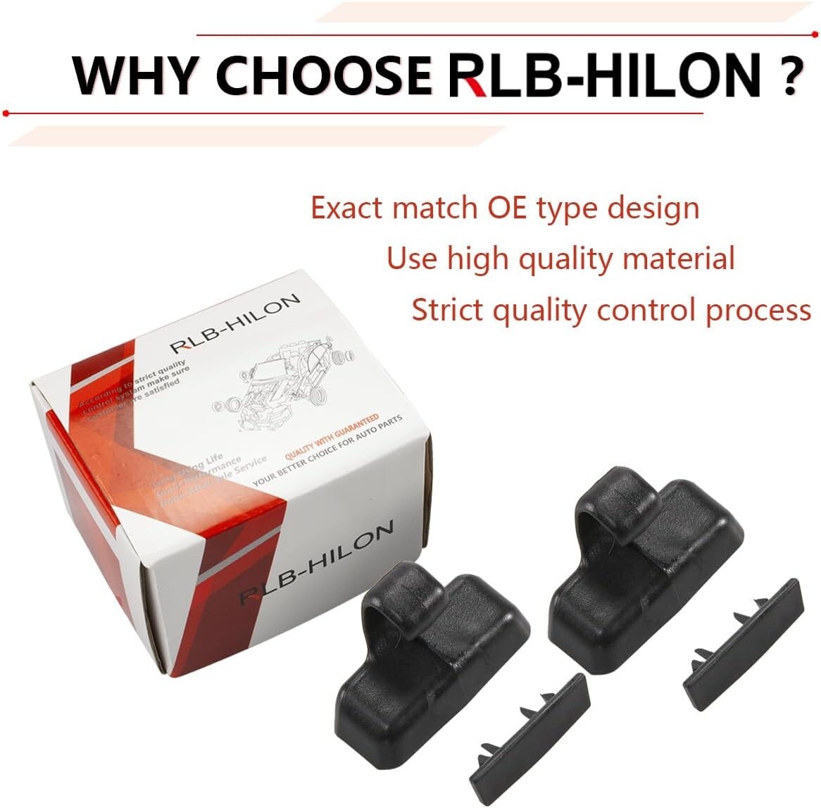 RLB-HILON 2PCS Window Shade Hook Compatible with Honda Pilot 2016 to 2022, for