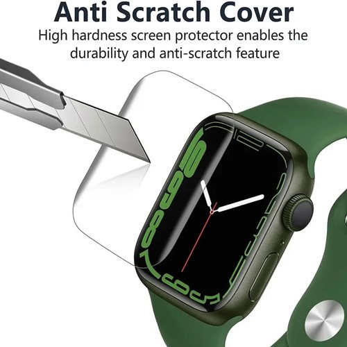 Folia ochronna do Apple Watch Hydrożelowa przezroczysta bez pęcherzyków zestaw 5 szt. wszystkie rozmiary - Zdjęcie 5 z 6