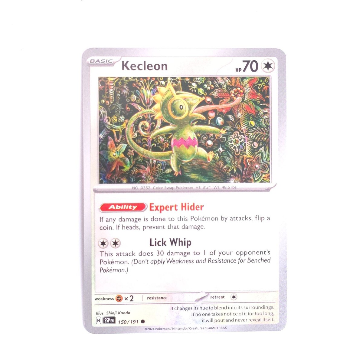 Kecleon 150/191 Pokemon SV08: Surging Sparks Common NM