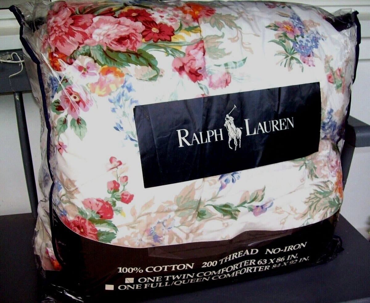 Vintage Ralph Lauren Southampton Twin 3pc Comforter Set Fitted