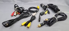 Lot of Seven 7 random a/v cables