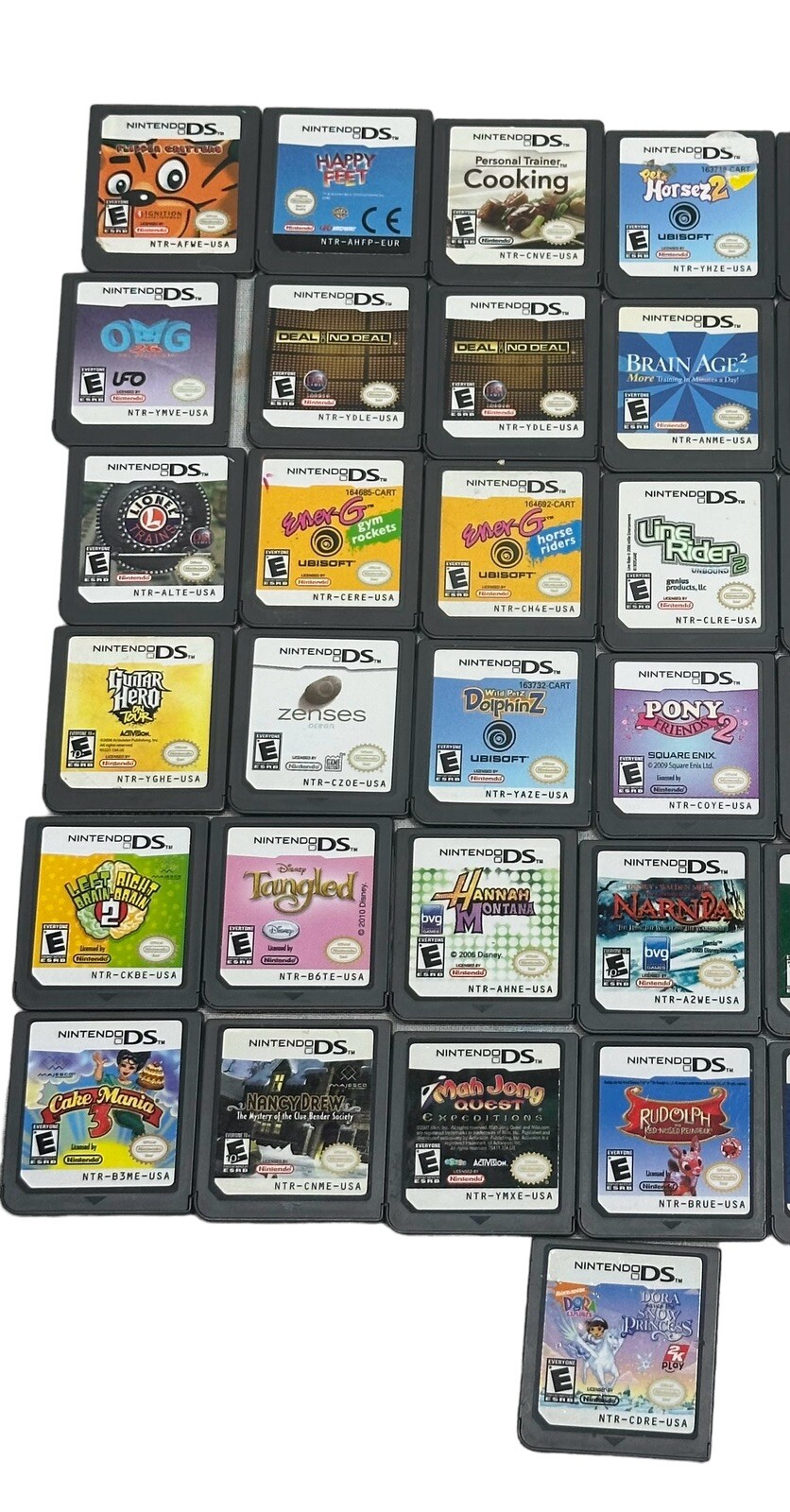 Mix Lot of 43 Nintendo DS Game Cartridge Only Tested eBay