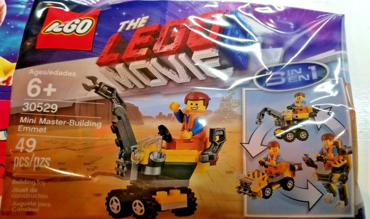 NEW Lego Movie 2 (4) Polybags Bundle w/IMAX Poster 30529/30528