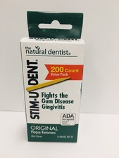 Stim-u-dent plaque removers 8 packs of 25 MINT FLAVOR