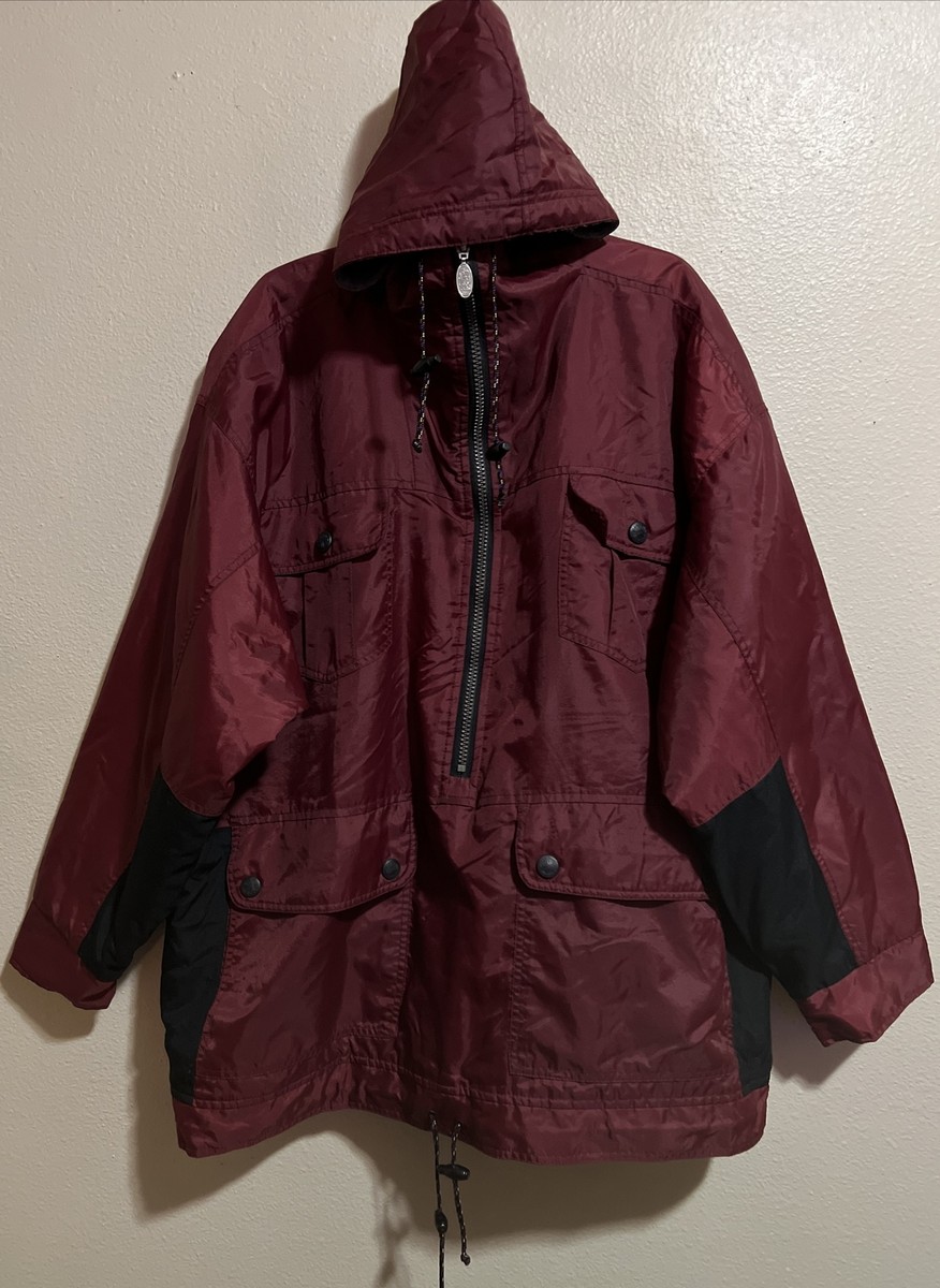 Sneaux Board Gear Men's Size XL Maroon Pullover Jacket Hooded Coat