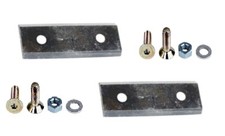 2x 7,5cm Messer passend für LESCHA ZAK 1500 & ZAK 2002 Gartenhäcksler Häcksler