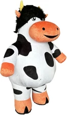 Inflatable Cow Costume Adult Plush Mascot Halloween Cosplay Party Dress Up