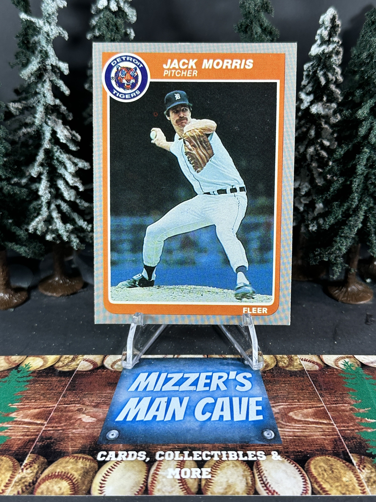 1985 Fleer Baseball Jack Morris Tigers Base Card 18