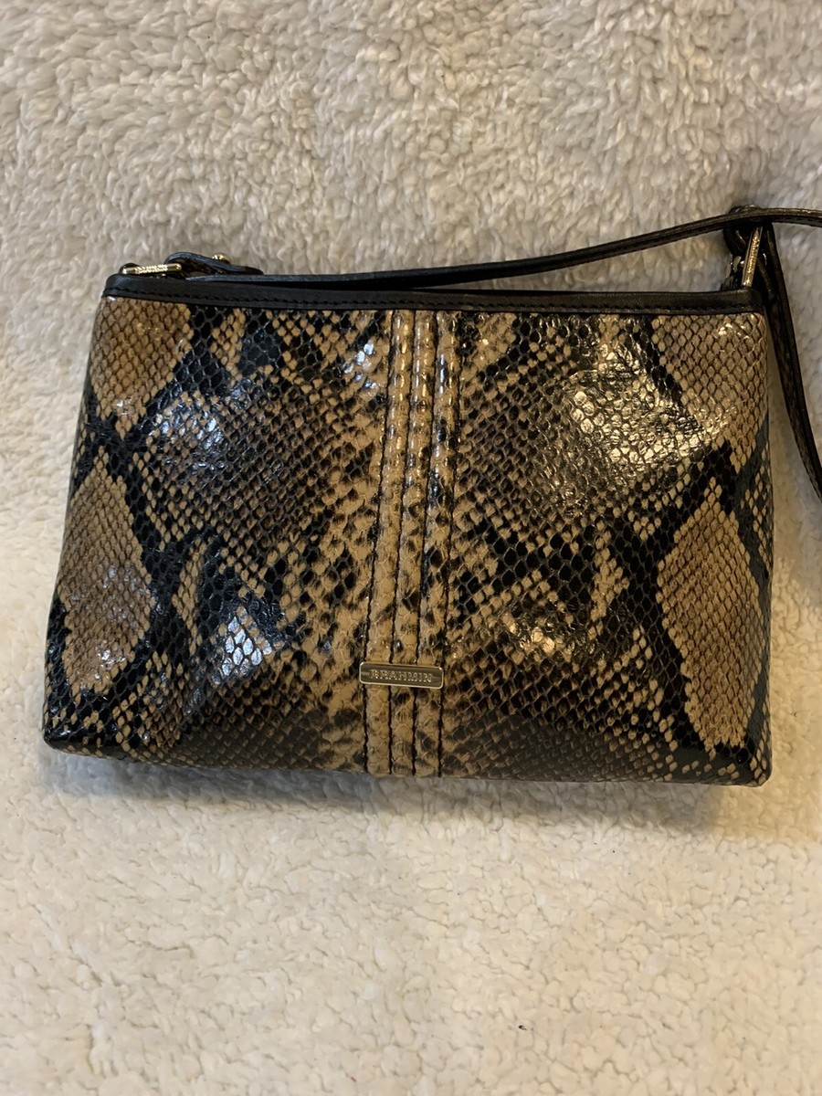 Brahmin  Snake-Embossed Leather Backpack with Gold Hardware Brahmin Hallie Snake Embossed Leather Satchel | Nordstrom main image 2