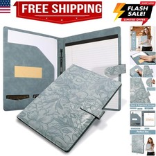 Professional Padfolio Portfolio Binder, Organizer for Letter Size Legal Pad N...
