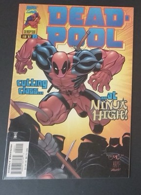 DEADPOOL #2  ''CUTTING CLASS ... AT NINJA HIGH!'' - 1997 MARVEL (VF/NM)