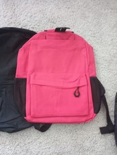 Two Backpacks Mode west Light One red And One Black For Light Use