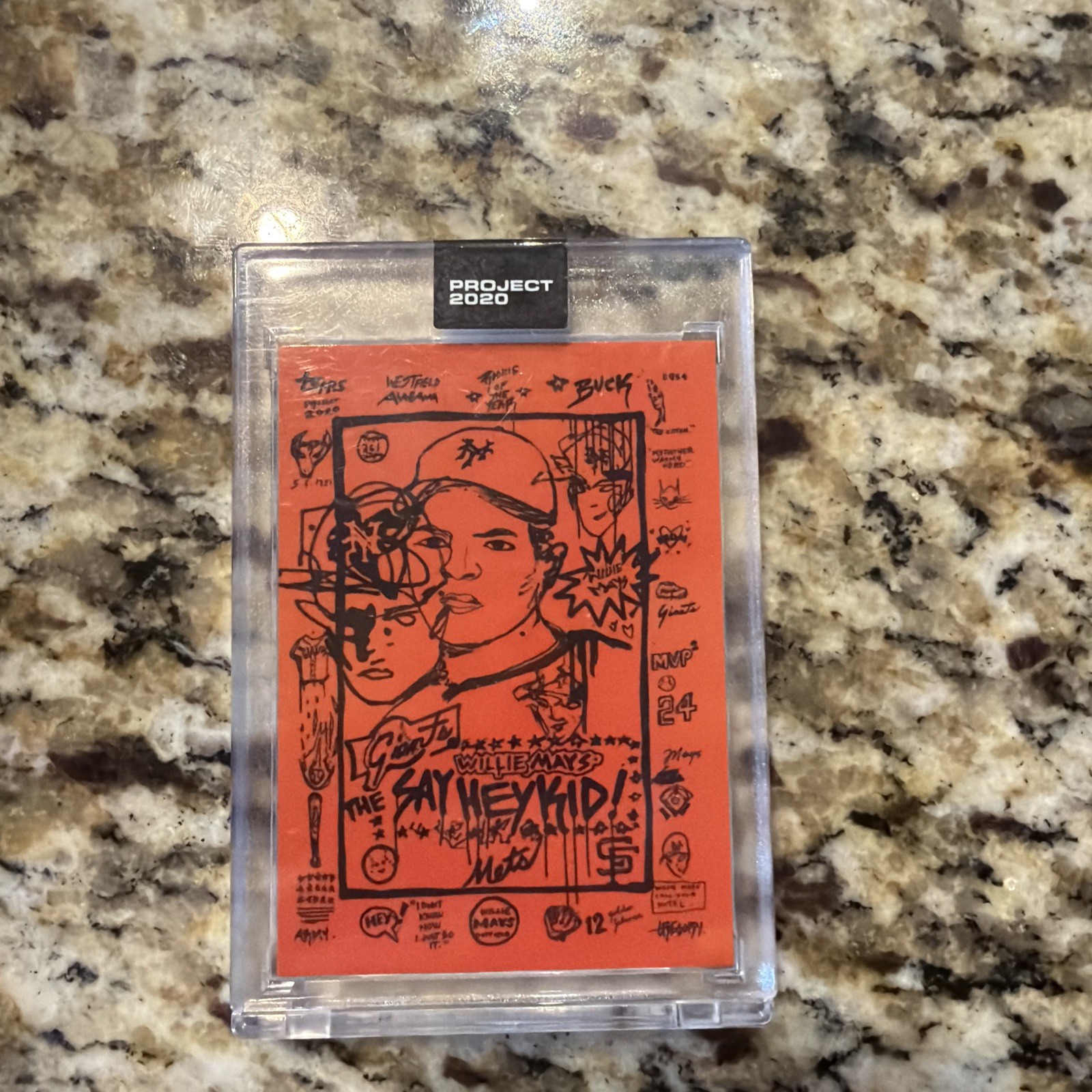 Topps Project 2020 Card #188 - 1952 Willie Mays by Gregory Siff PR /3858 Giants