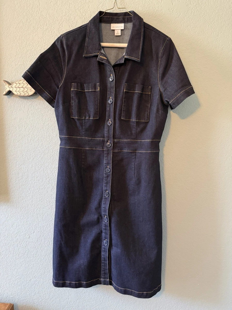 Liz Claiborne Denim Short Sleeve Dresses for Women for sale | eBay