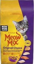 Meow Mix Original Choice Dry Cat Food, 6.3 Pound (Pack of 1), Brown 