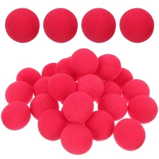 Set of 2 Clown Nose Sponge Ball Child Cosplay Prop Decor Carnival Supply