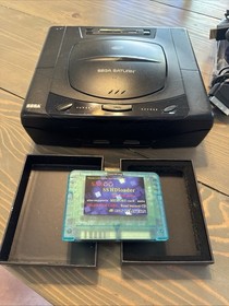 SEGA SATURN SAROO CONSOLE W/ 128GB SD CARD, 3 Games, 2 Controllers, SCART!