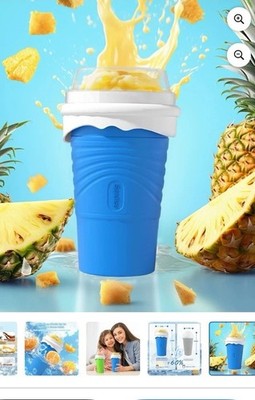 Slushie Maker Cup DIY Ice Cream Tumbler Quick Freeze Frozen Drink Cup Kids