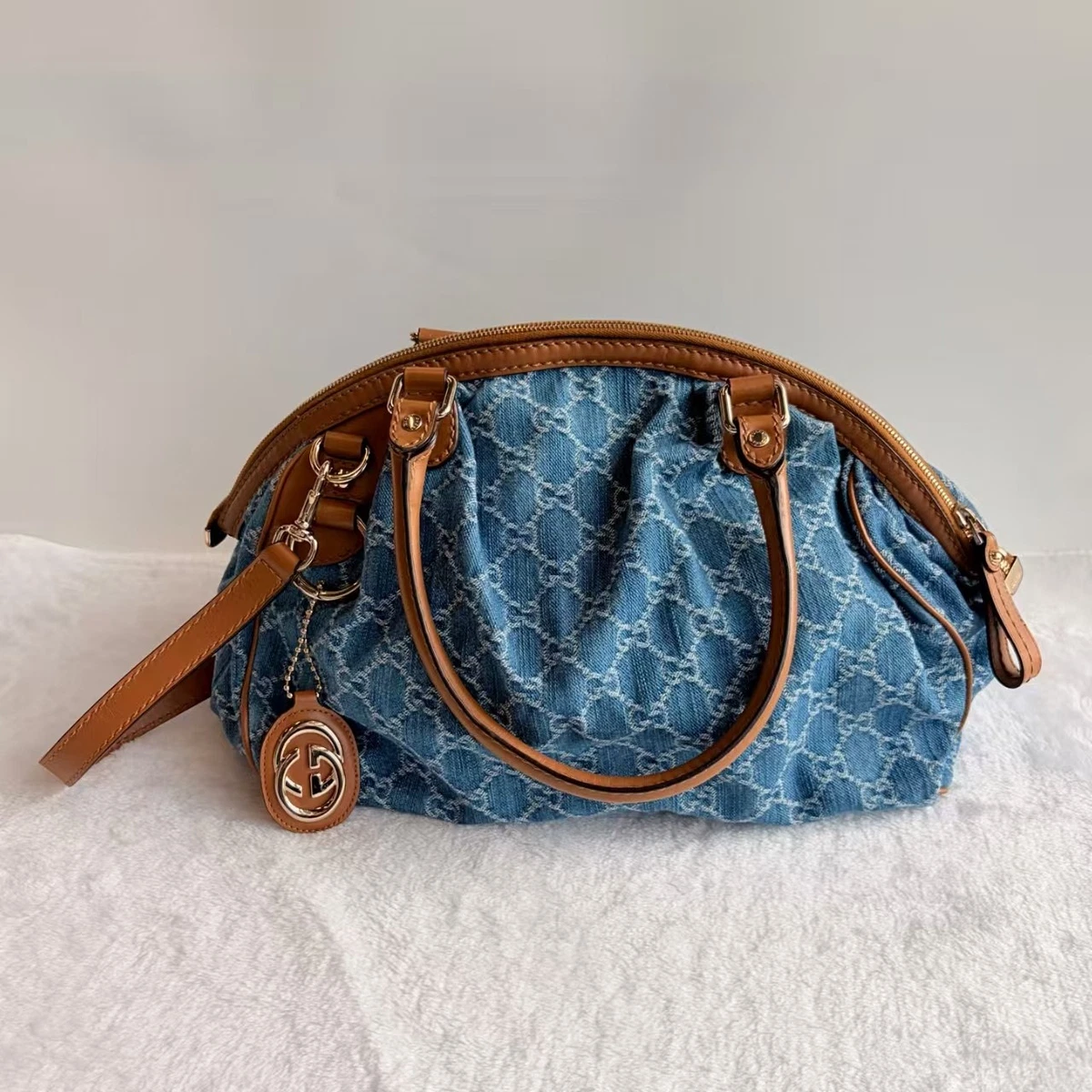 NY出品 Gucci Denim Exterior Satchel/Top Handle Bag Handbags & Bags for