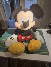 Disney Store Mickey Mouse Plush Medium 14-24 in Red Shorts Yellow Shoes 2014