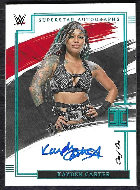 2022 Panini Impeccable WWE NXT Kayden Carter (Lacey Lane) Superstar Auto 1/1