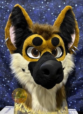 Toony Shep Fursuit Head (lots of features + upgrade available!)