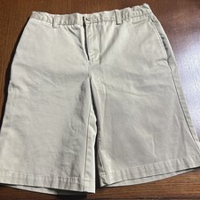 Lands End Boy s Size 18 Khaki Shorts