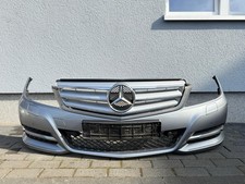 Mercedes C-Klasse W204 Mopf Bj 2011-14 Stoßstange Vorne Stoßfänger Grau Komplett