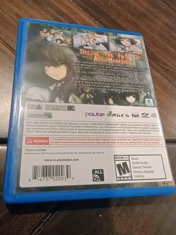 Steins Gate PlayStation Vita 2015 Edition - Case/Cartridge - Image 2 of 4