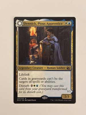 Dennick, Pious Apprentice Innistrad: Midnight Hunt Magic the Gathering MTG