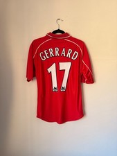 Vintage Liverpool 2000 2001 Gerrard 17 Medium Rare LFC Jersey Football shirt