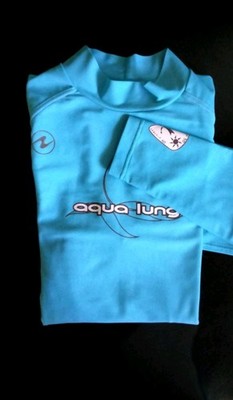 UV-Schutz Schwimmshirt Damen Gr. M in Türkis von Aqua Lung 