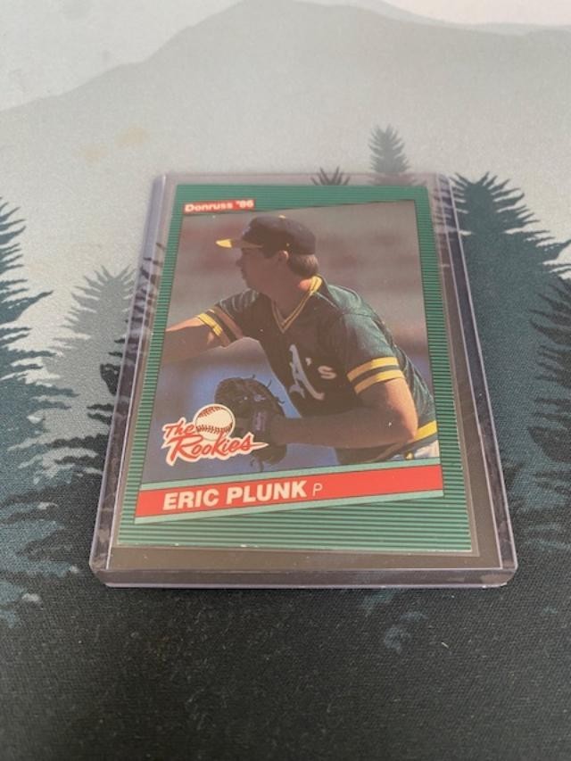 1986 Donruss The Rookies - Eric Plunk #40 (RC) - FREE SHIPPING