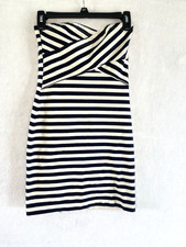 American Eagle Y2K Strapless Striped Mini Dress Nautical Stripes Coastal Resort