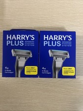 Harry's Men's Razor Blade Refill Cartridges, 4 Count 2 Packs 